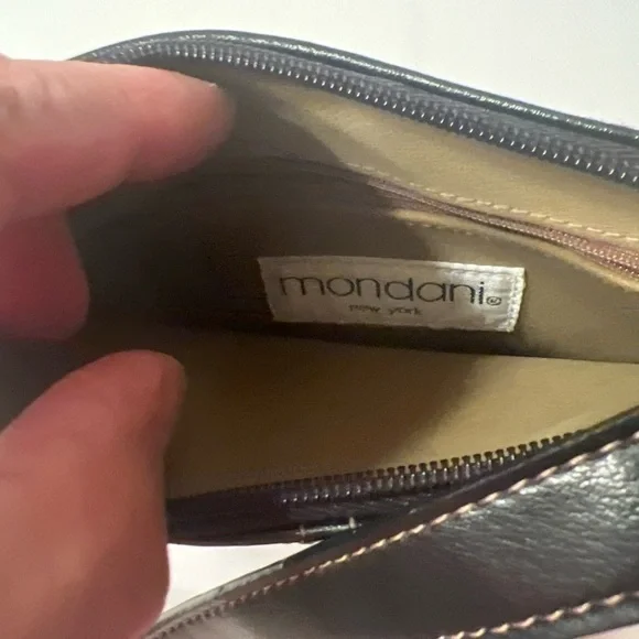 EUC Vintage Mondani New York Black  Handbag Y2K 2000s (D5) - Picture 4 of 8